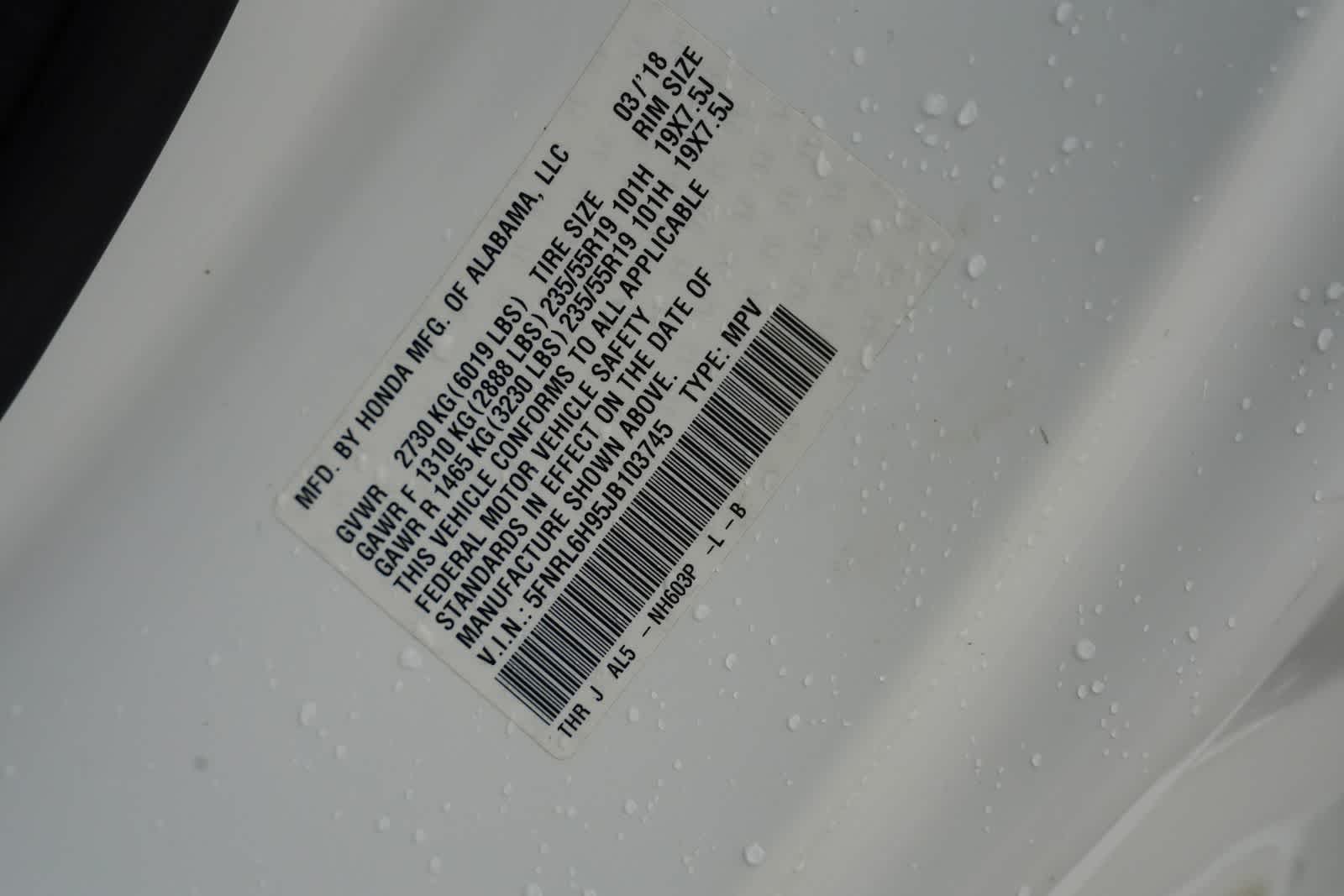 Thumbnail: 2018 Honda Odyssey - 30