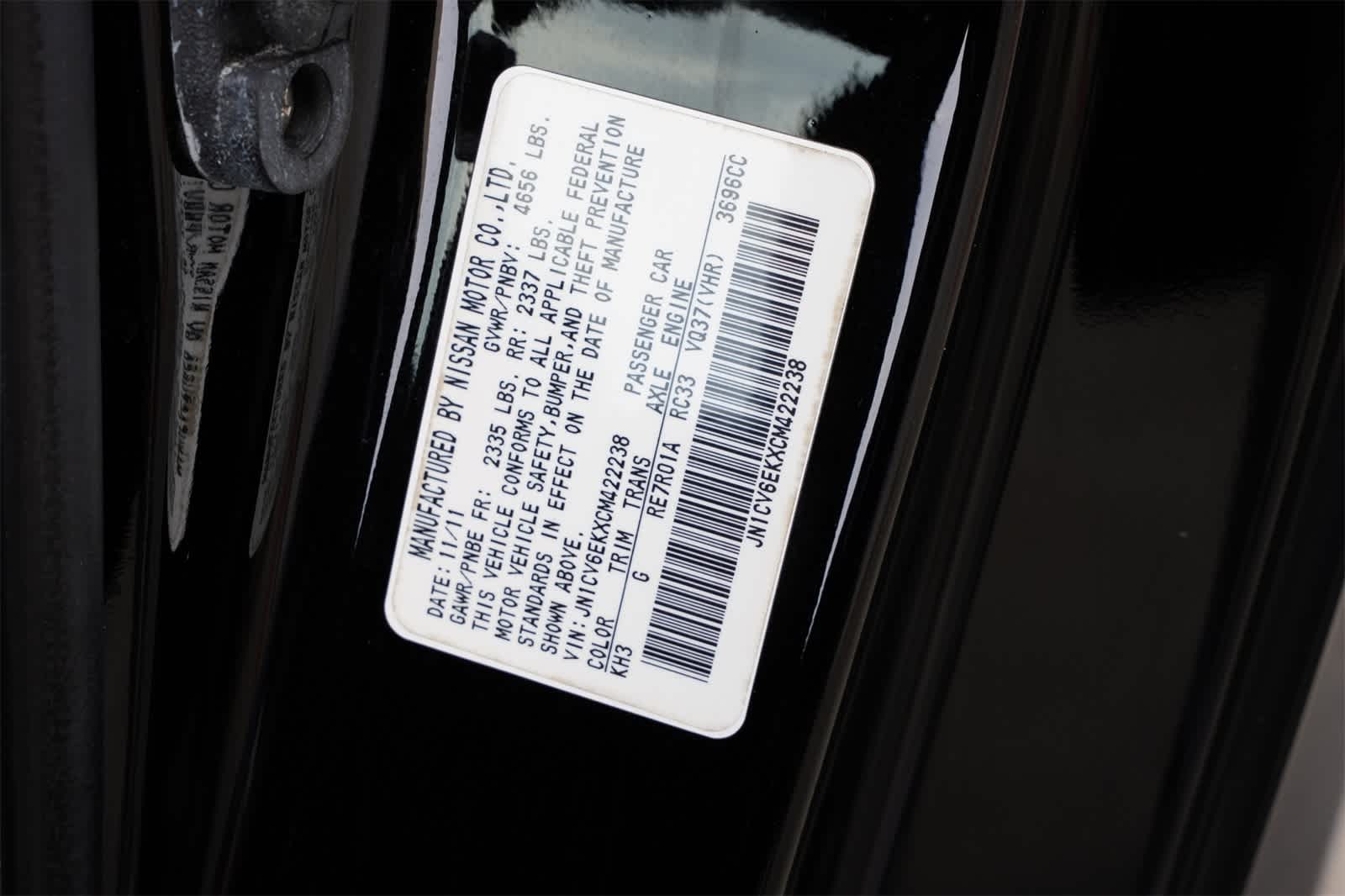 Thumbnail: 2012 INFINITI G37 - 24
