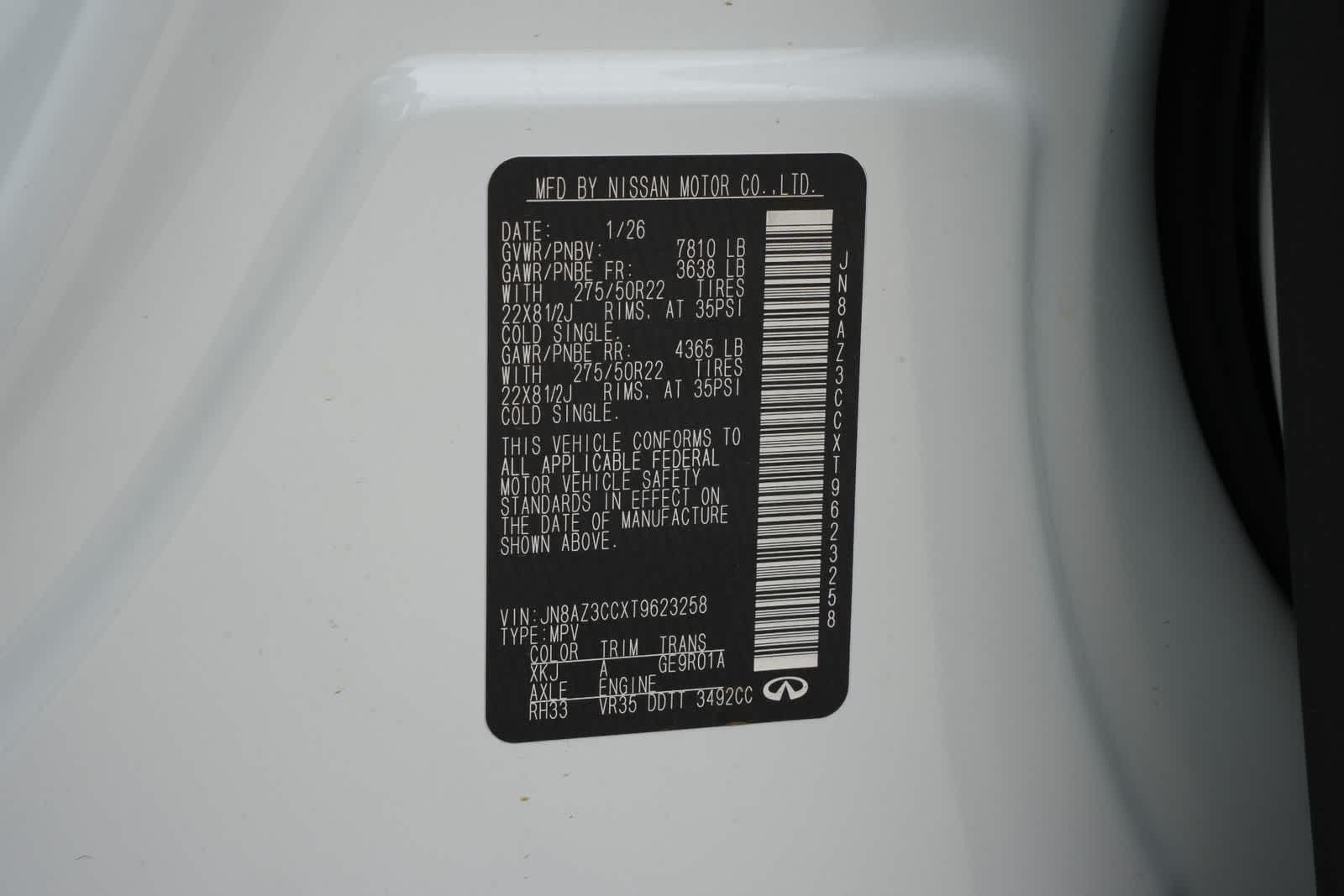 Thumbnail: 2026 INFINITI QX80 - 27