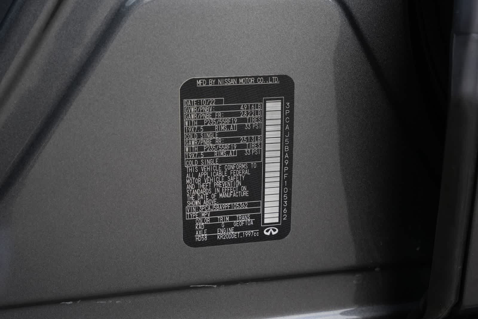 Thumbnail: 2023 INFINITI QX50 - 25