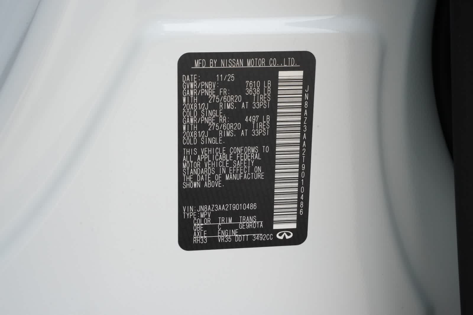 Thumbnail: 2026 INFINITI QX80 - 27