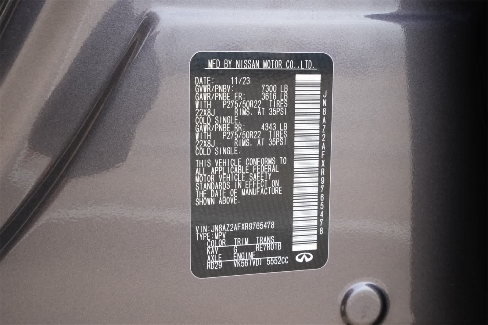 Thumbnail: 2024 INFINITI QX80 - 28