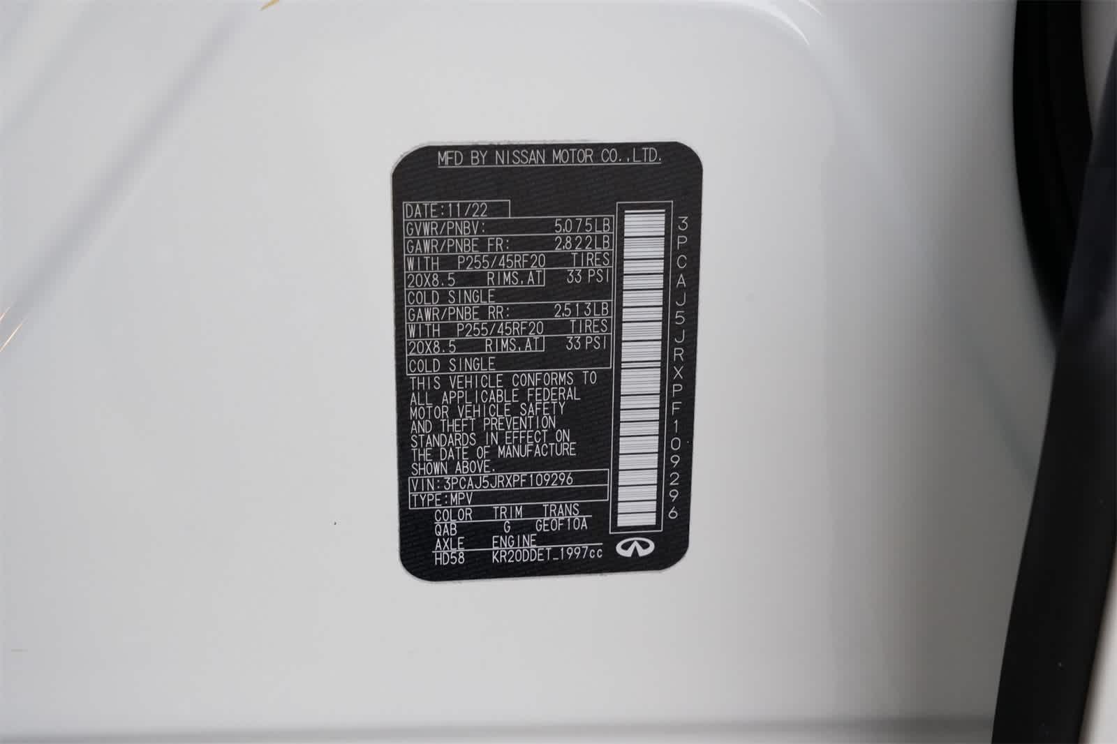 Thumbnail: 2023 INFINITI QX55 - 26