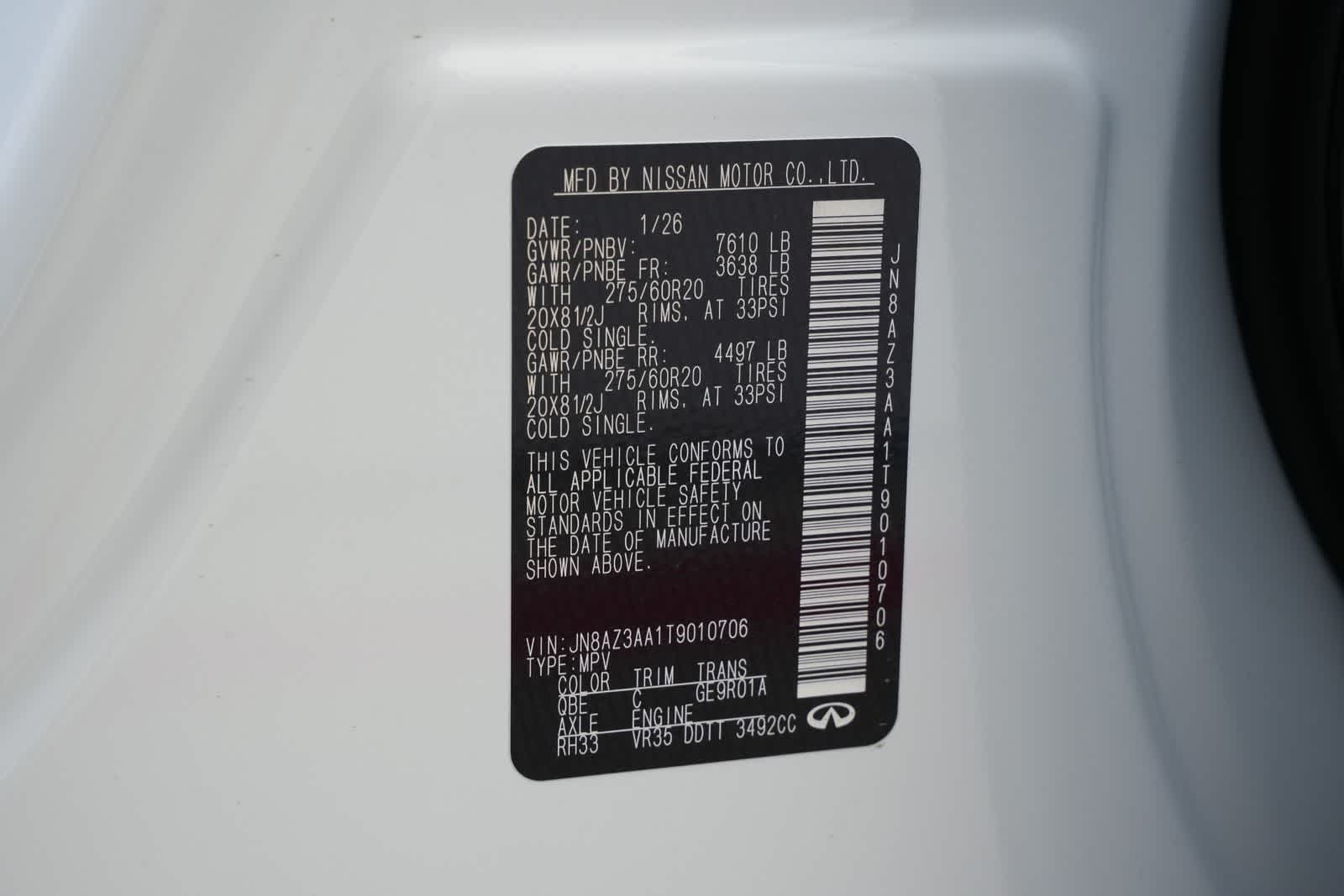 Thumbnail: 2026 INFINITI QX80 - 26