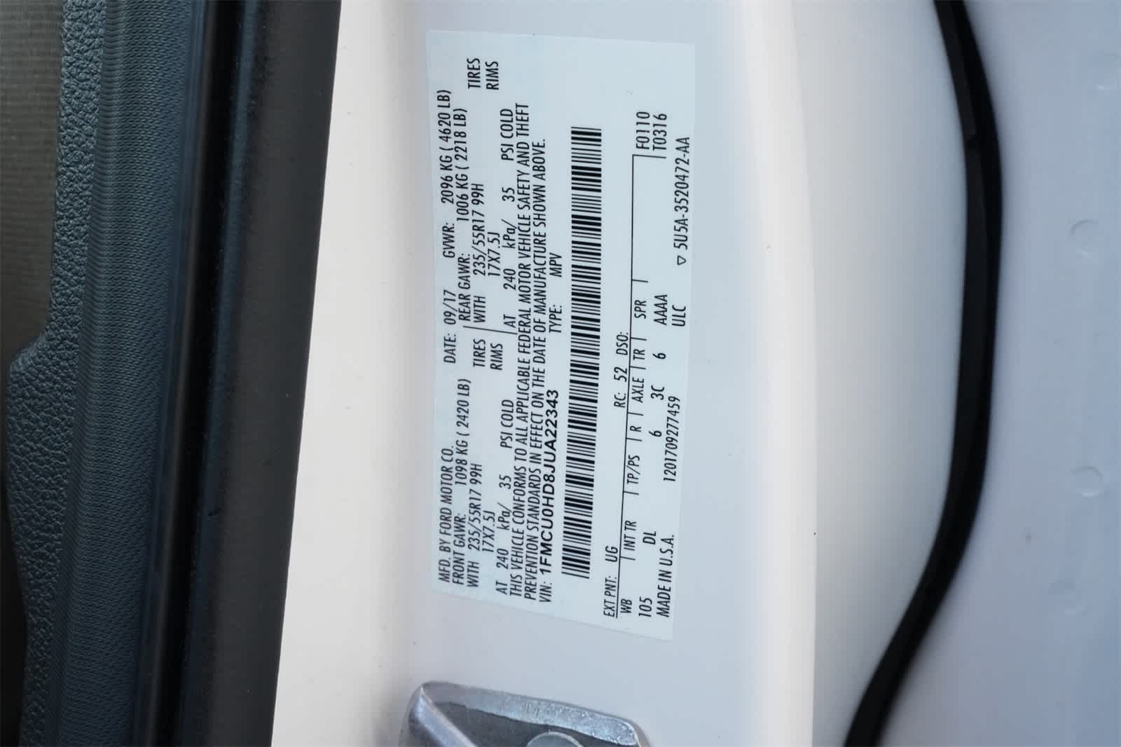 Thumbnail: 2018 Ford Escape - 27