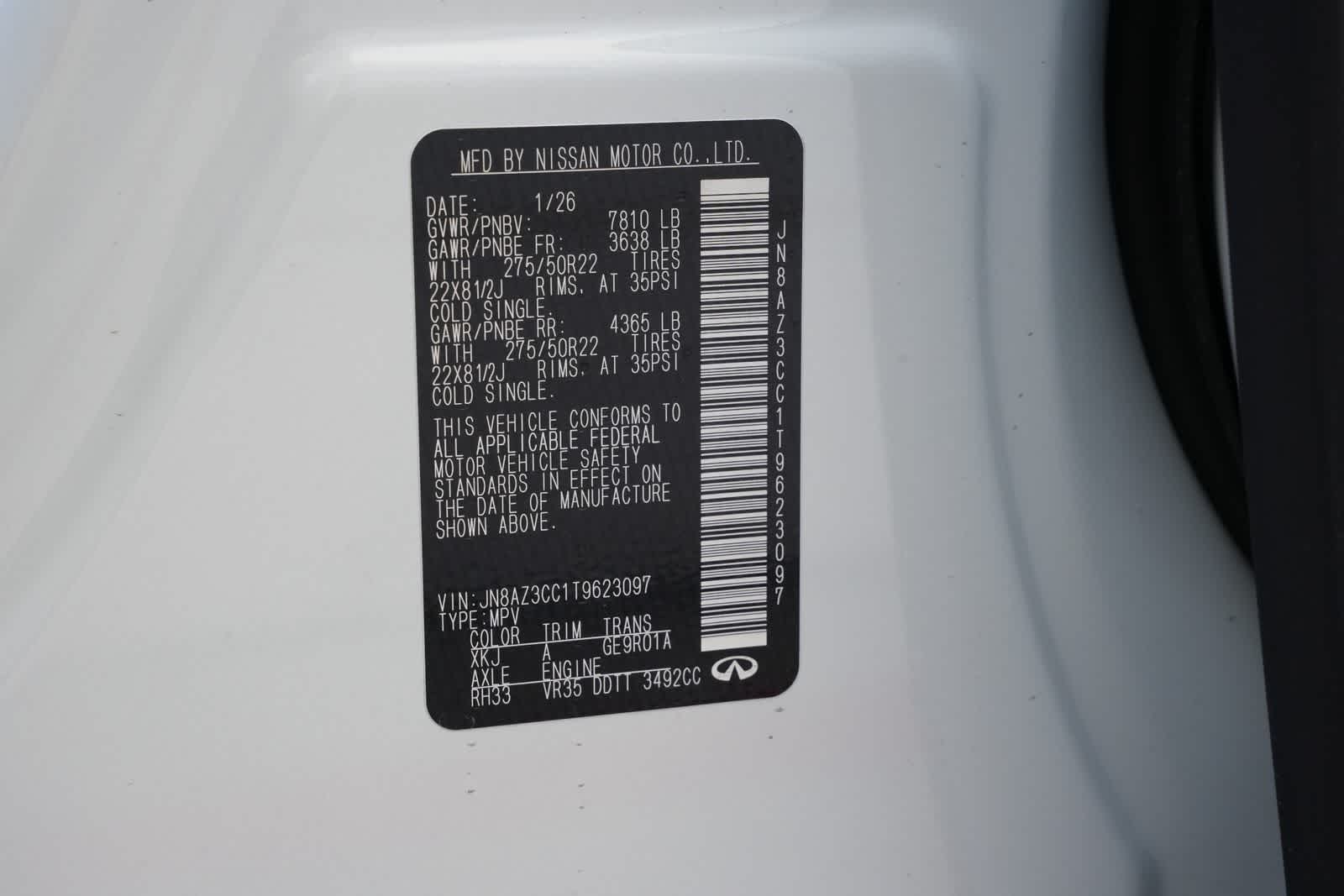 Thumbnail: 2026 INFINITI QX80 - 26