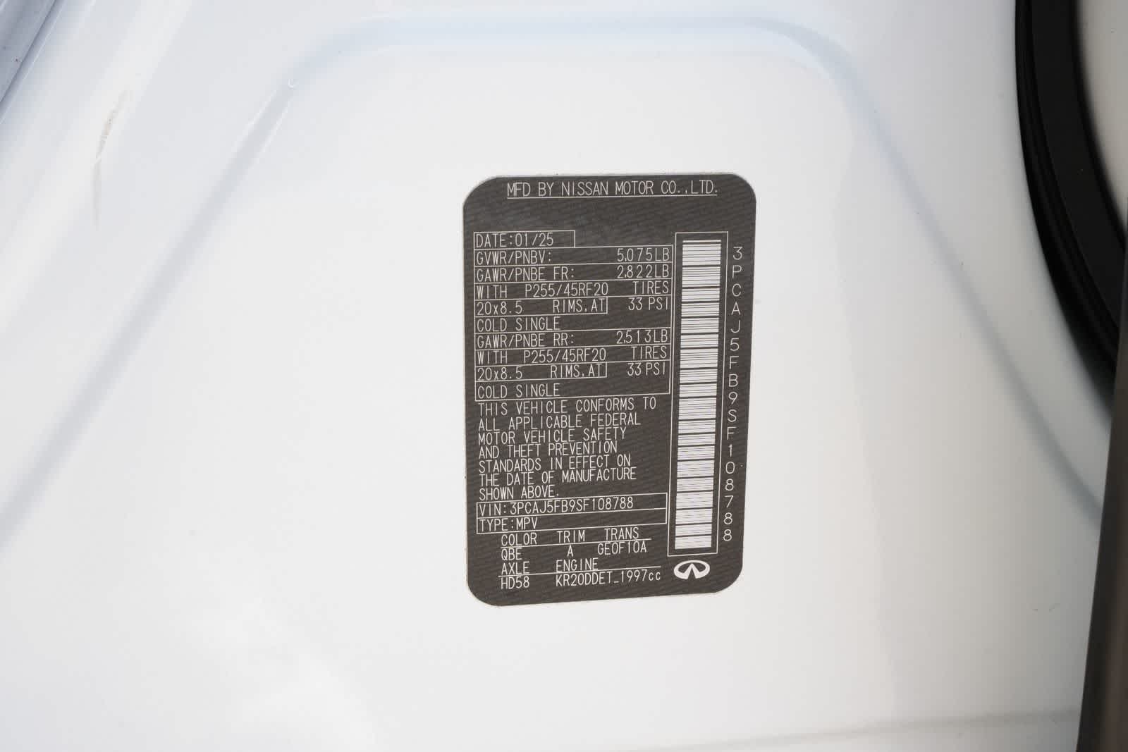 Thumbnail: 2025 INFINITI QX50 - 26