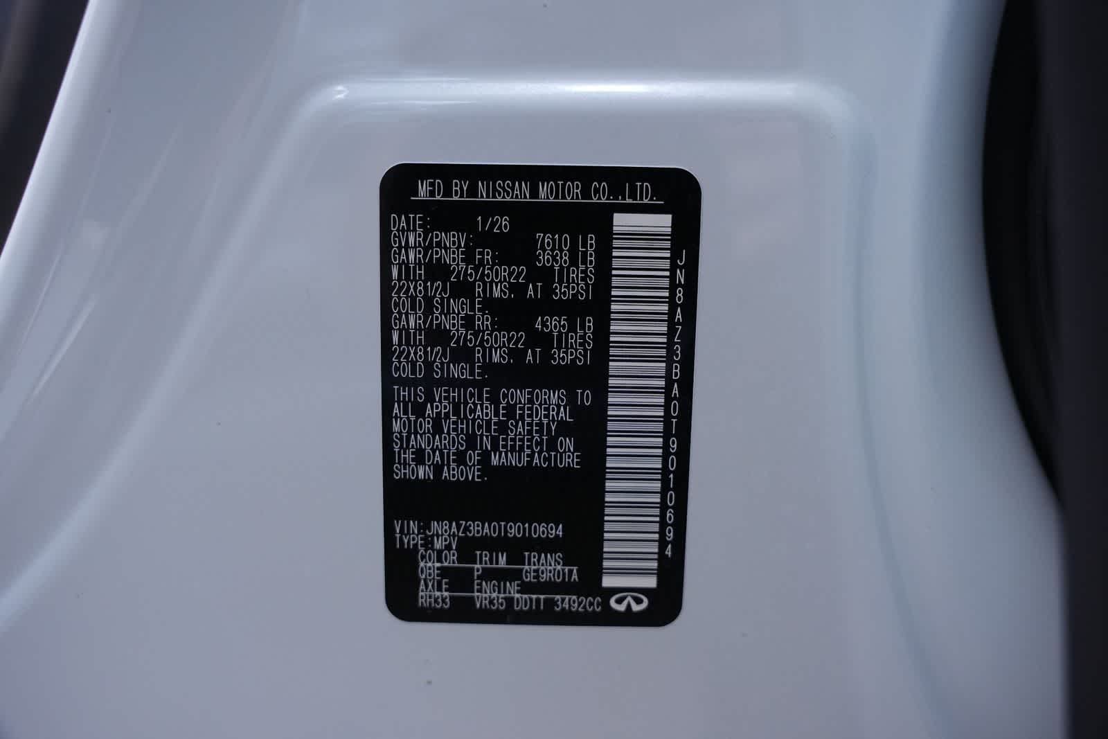 Thumbnail: 2026 INFINITI QX80 - 28