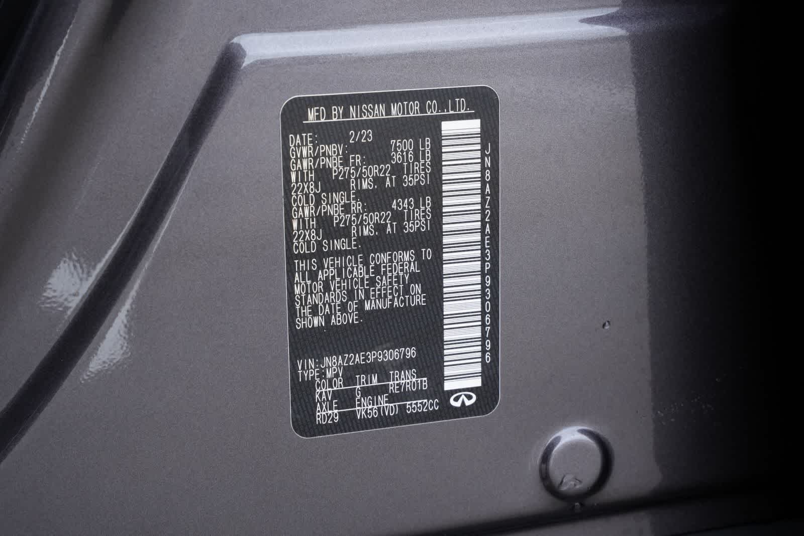 Thumbnail: 2023 INFINITI QX80 - 27