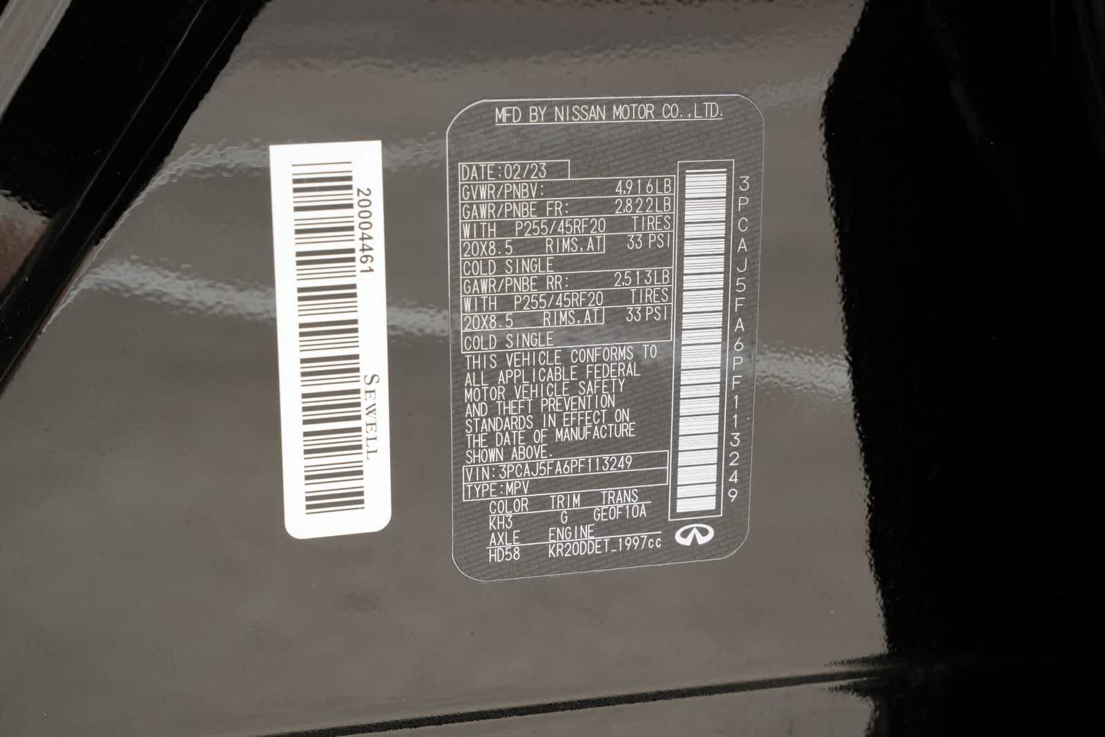 Thumbnail: 2023 INFINITI QX50 - 24