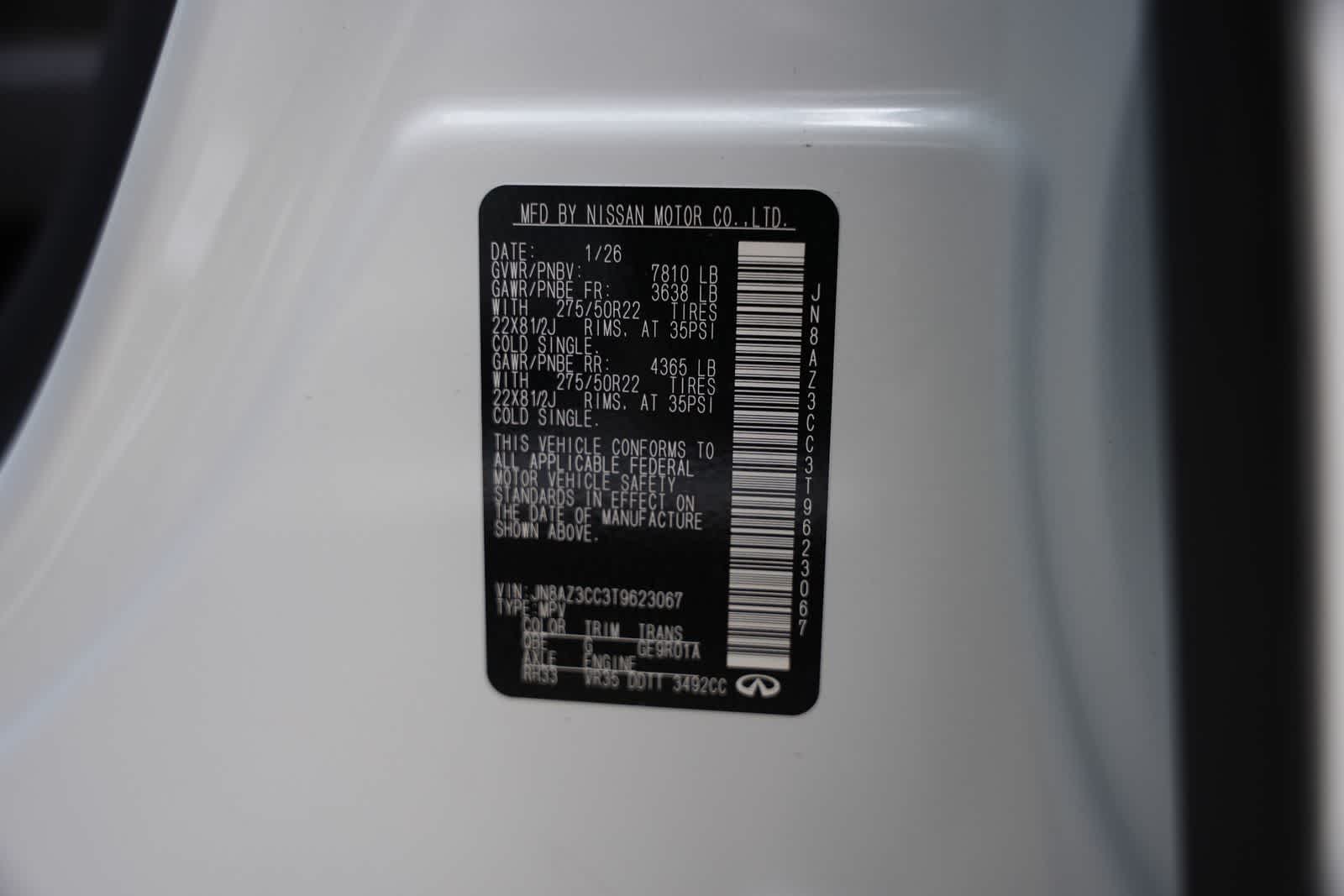 Thumbnail: 2026 INFINITI QX80 - 27