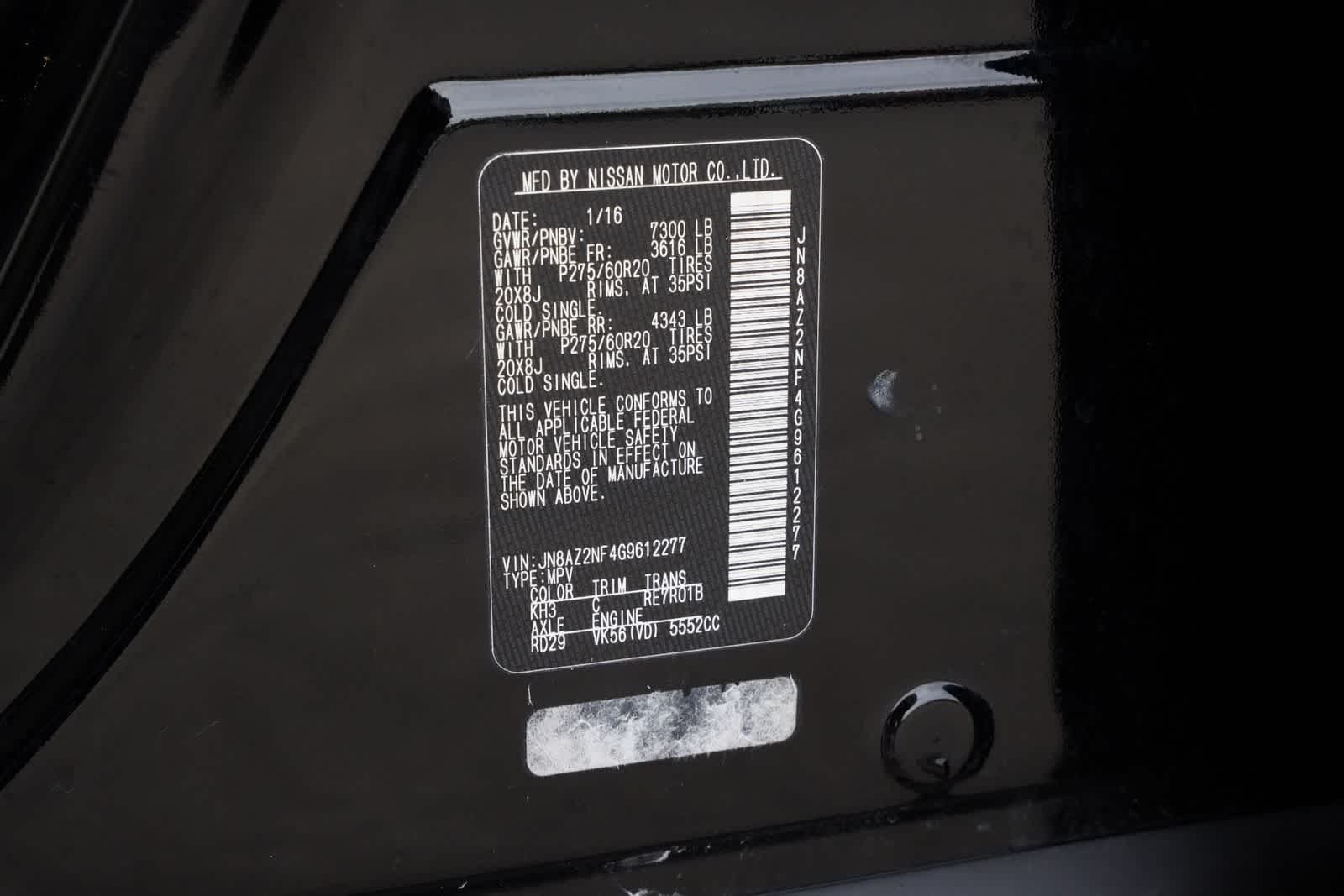 Thumbnail: 2016 INFINITI QX80 - 18