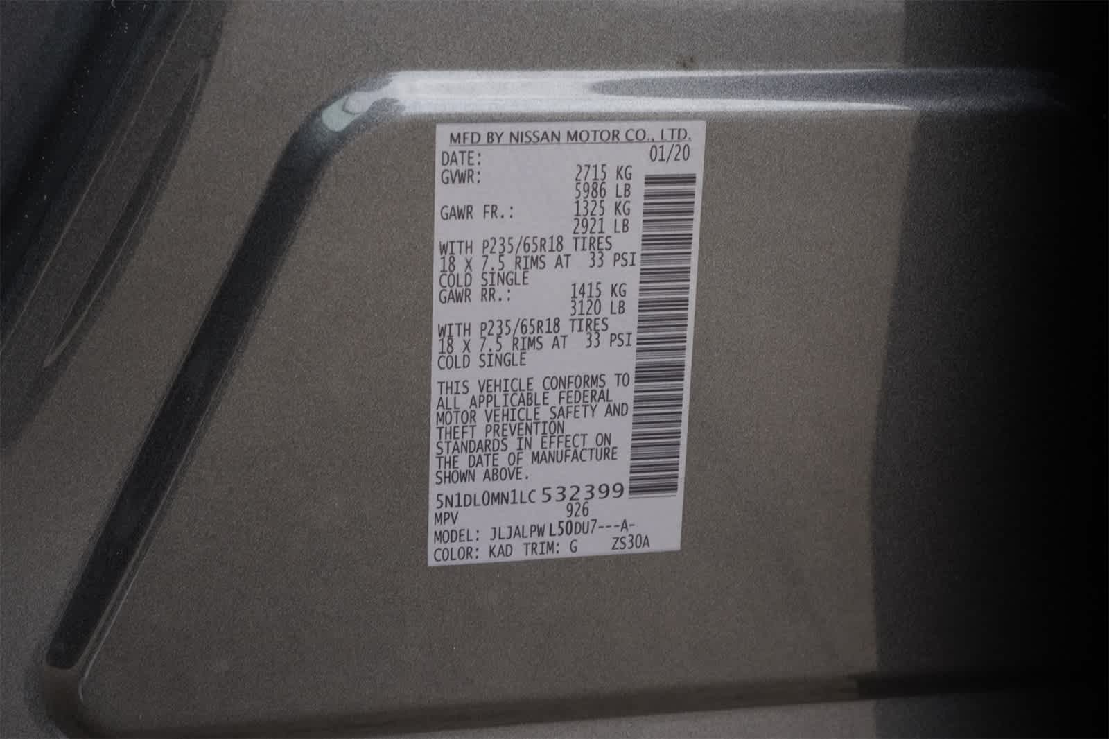 Thumbnail: 2020 INFINITI QX60 - 27