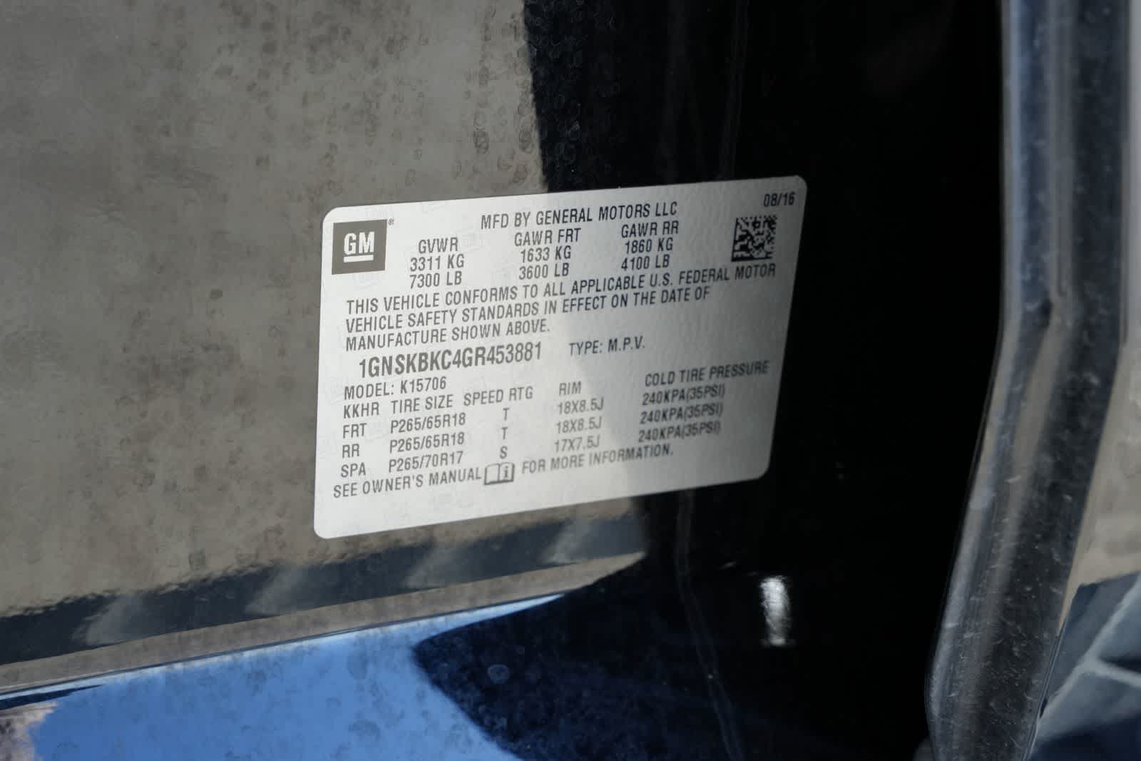 Thumbnail: 2016 Chevrolet Tahoe - 25