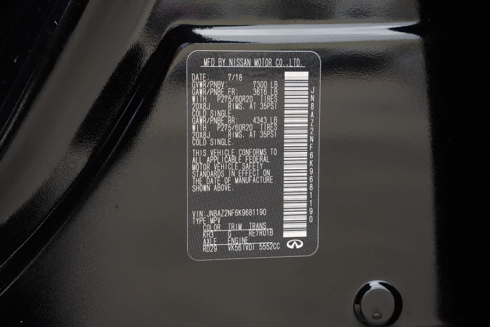 Thumbnail: 2019 INFINITI QX80 - 31