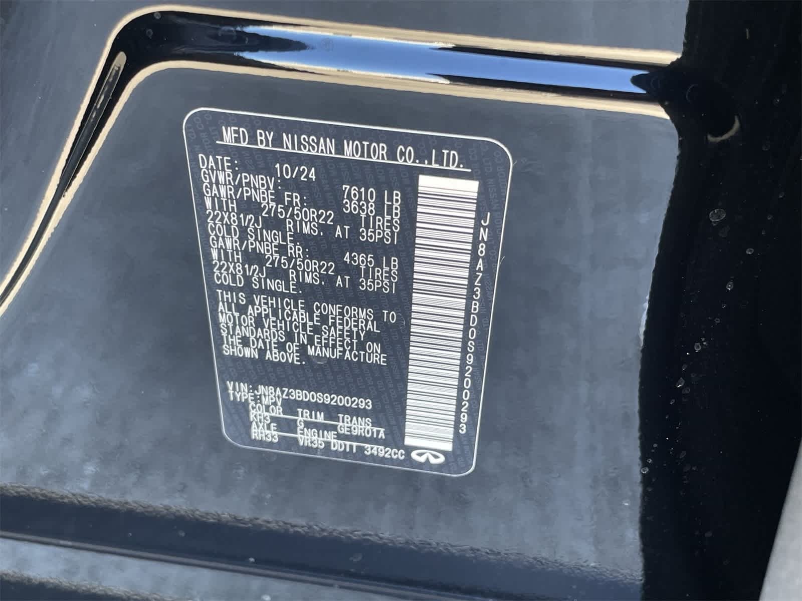 2025 INFINITI QX80 Luxe 29