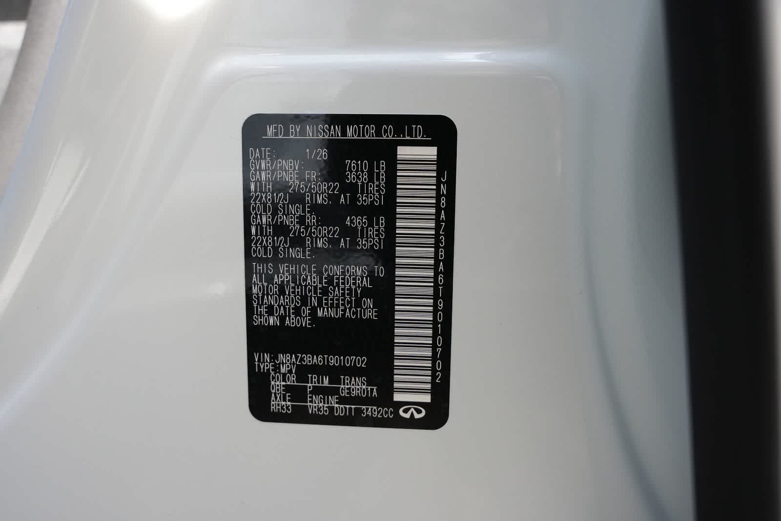 Thumbnail: 2026 INFINITI QX80 - 27