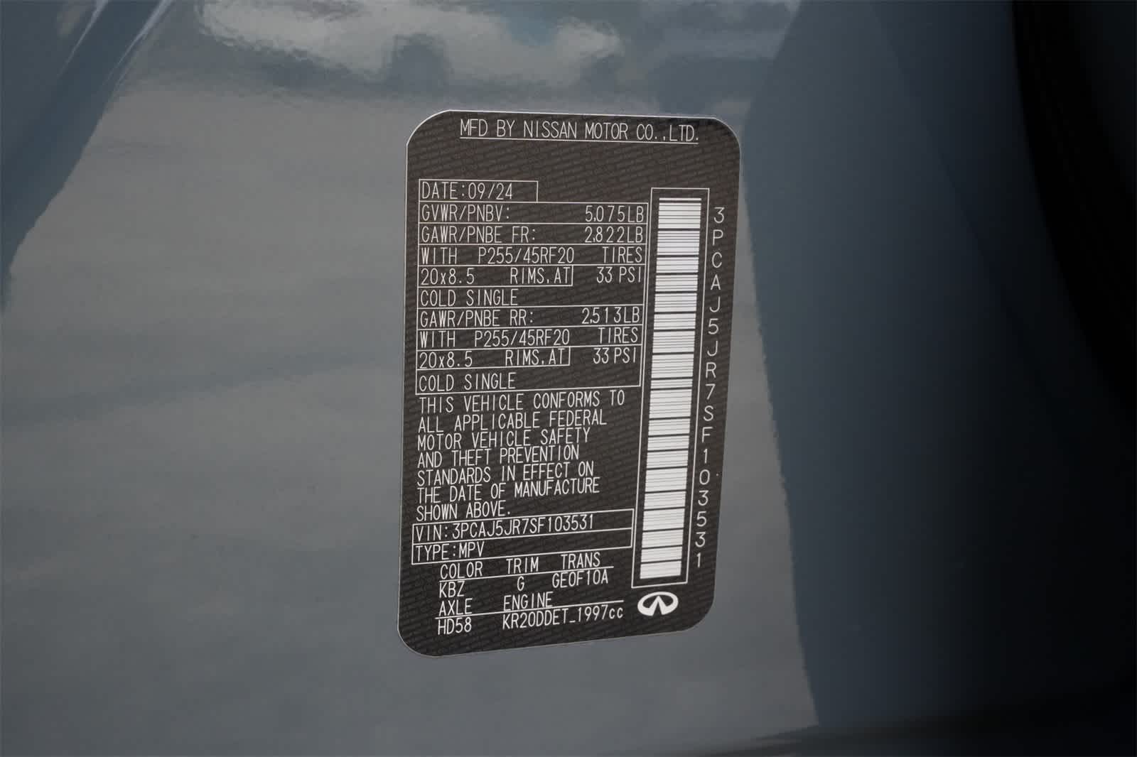 Thumbnail: 2025 INFINITI QX55 - 27