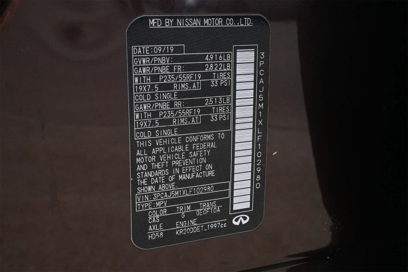 Thumbnail: 2020 INFINITI QX50 - 28