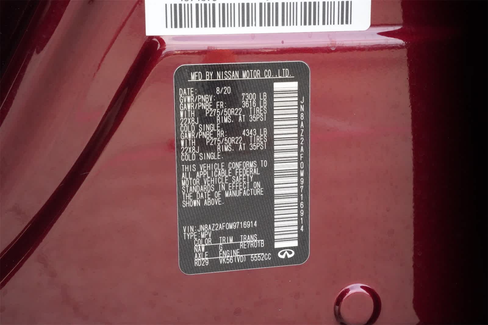 Thumbnail: 2021 INFINITI QX80 - 27