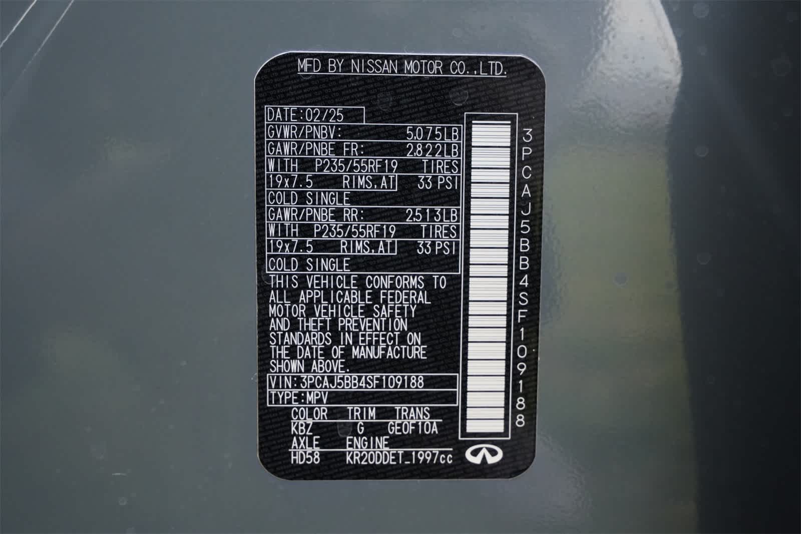 Thumbnail: 2025 INFINITI QX50 - 29