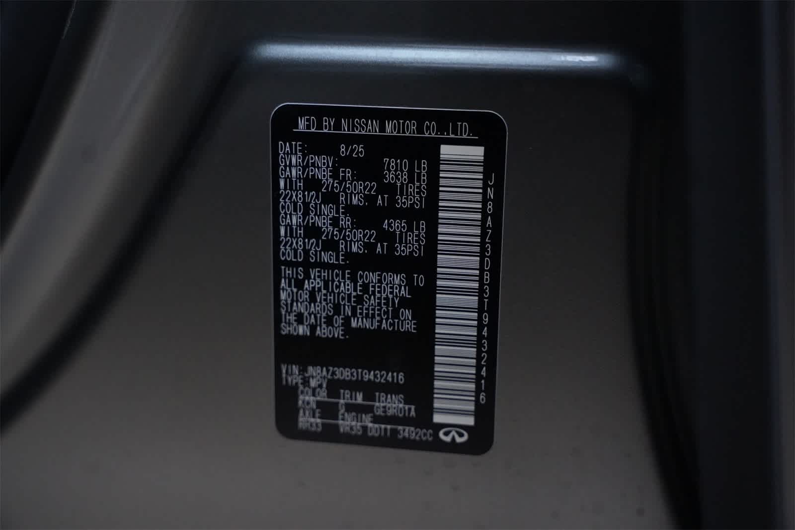 Thumbnail: 2026 INFINITI QX80 - 28