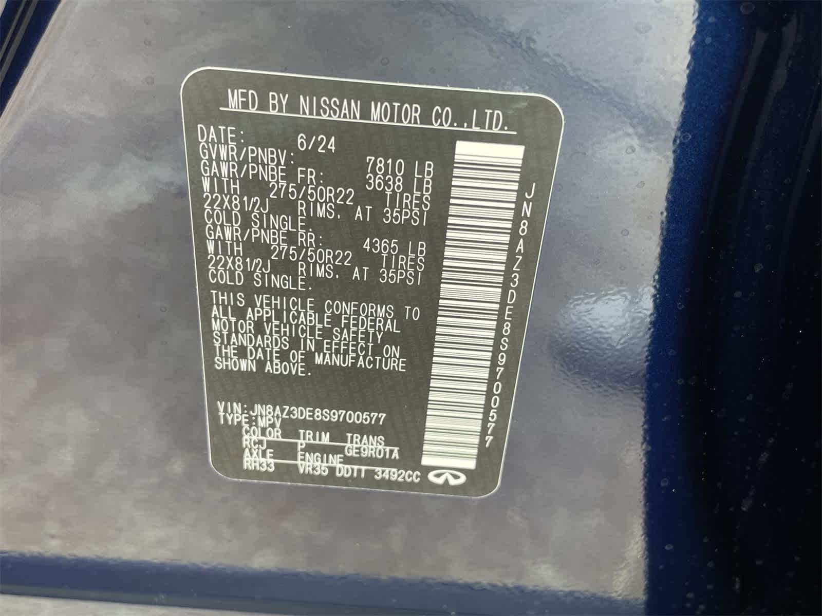 Thumbnail: 2025 INFINITI QX80 - 29