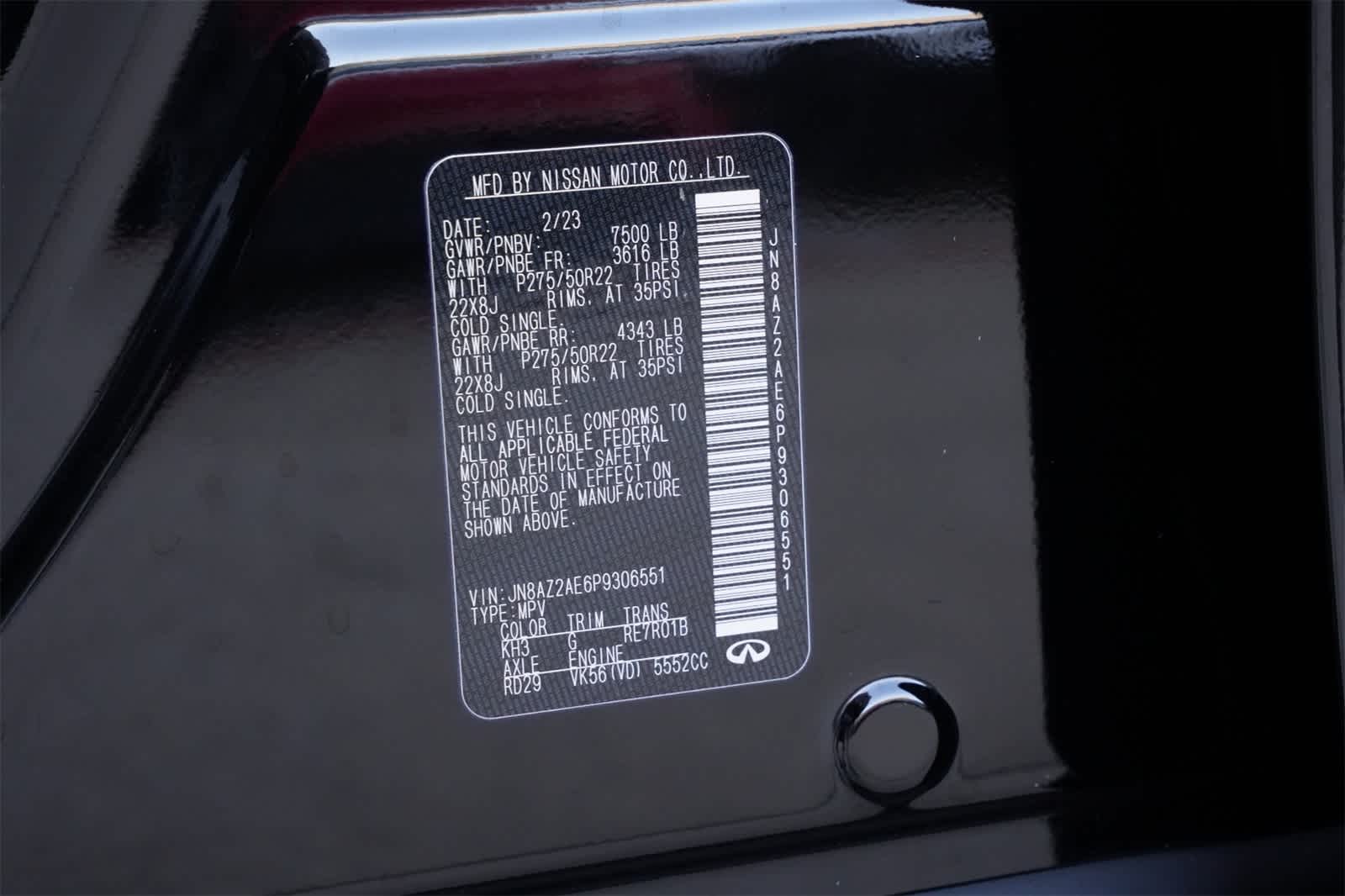 Thumbnail: 2023 INFINITI QX80 - 26