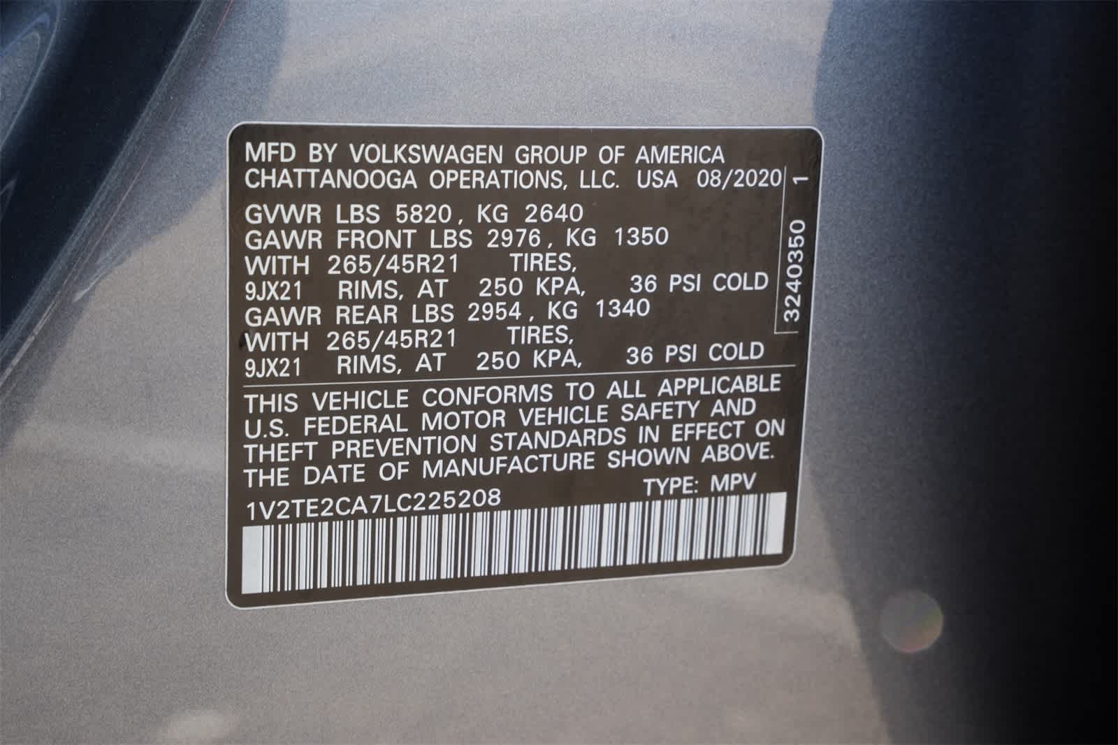 Thumbnail: 2020 Volkswagen Atlas - 28