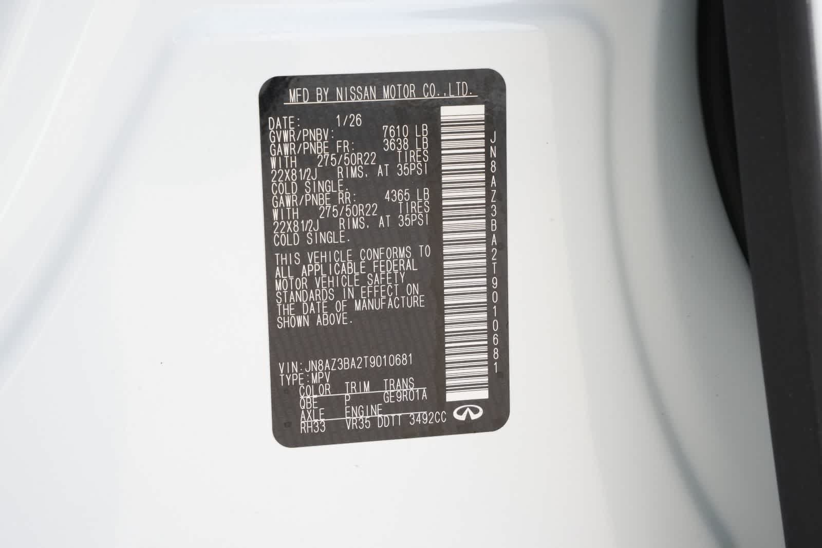 Thumbnail: 2026 INFINITI QX80 - 27