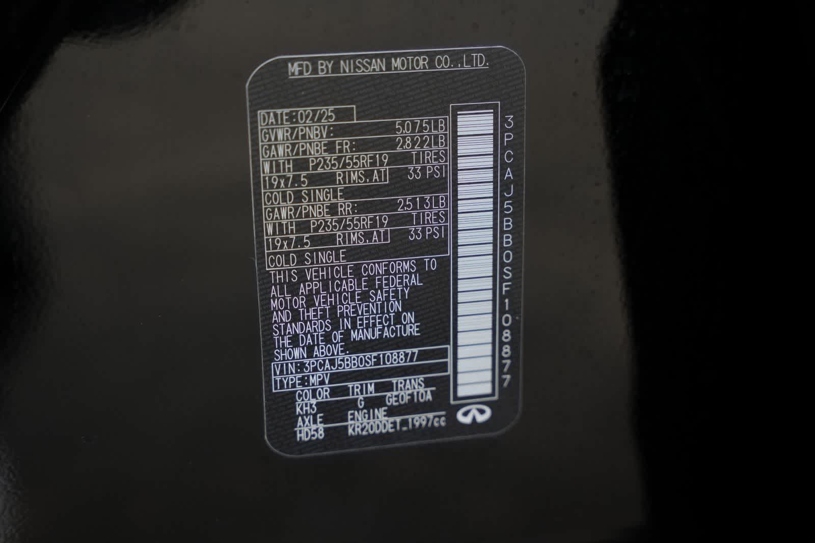 Thumbnail: 2025 INFINITI QX50 - 25