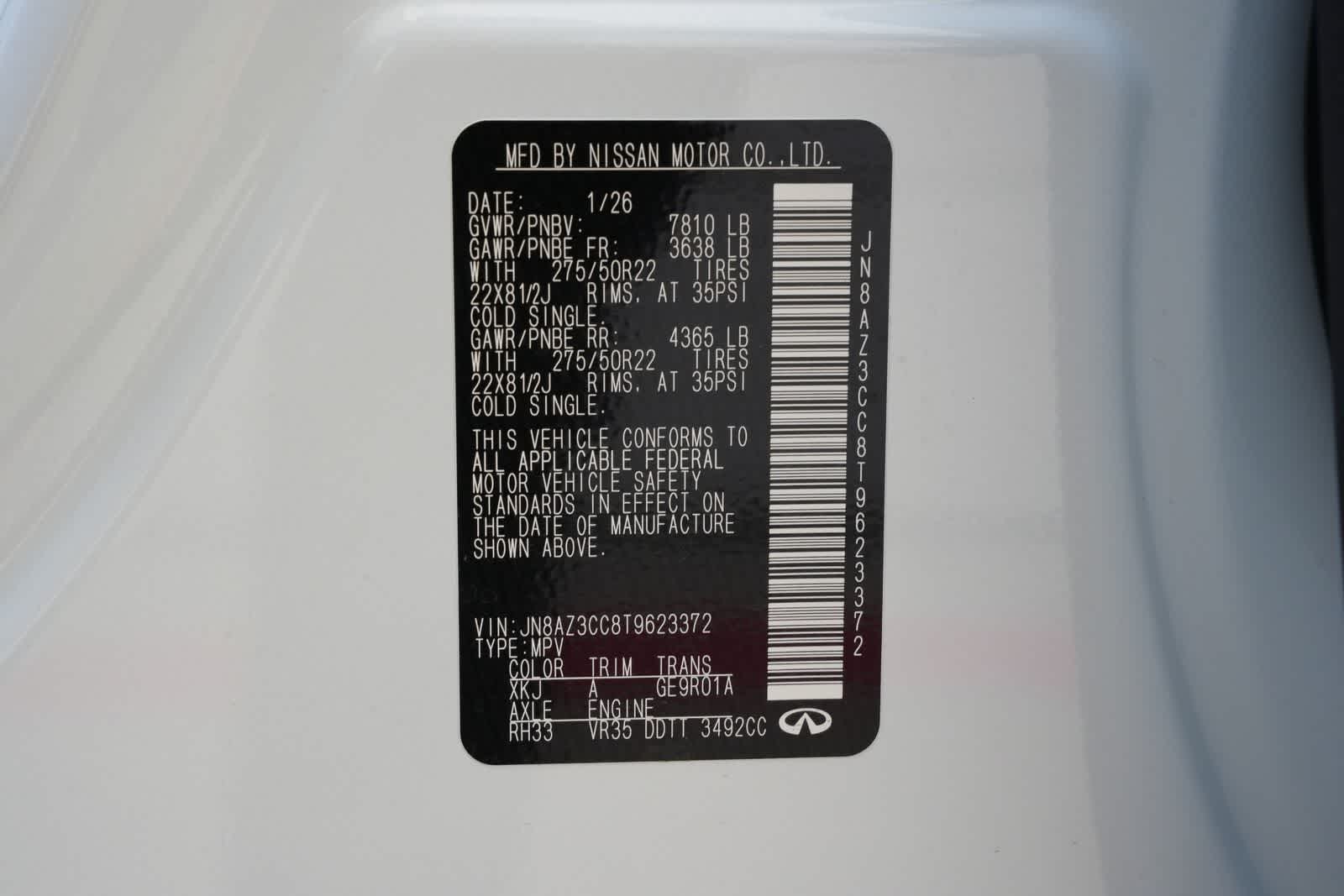 Thumbnail: 2026 INFINITI QX80 - 28