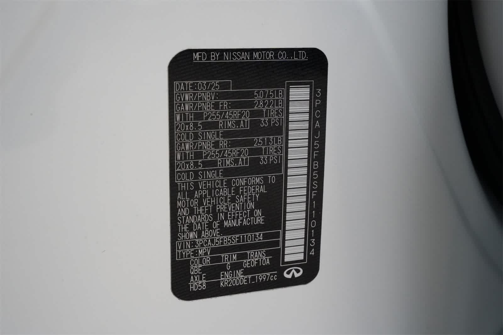 Thumbnail: 2025 INFINITI QX50 - 27