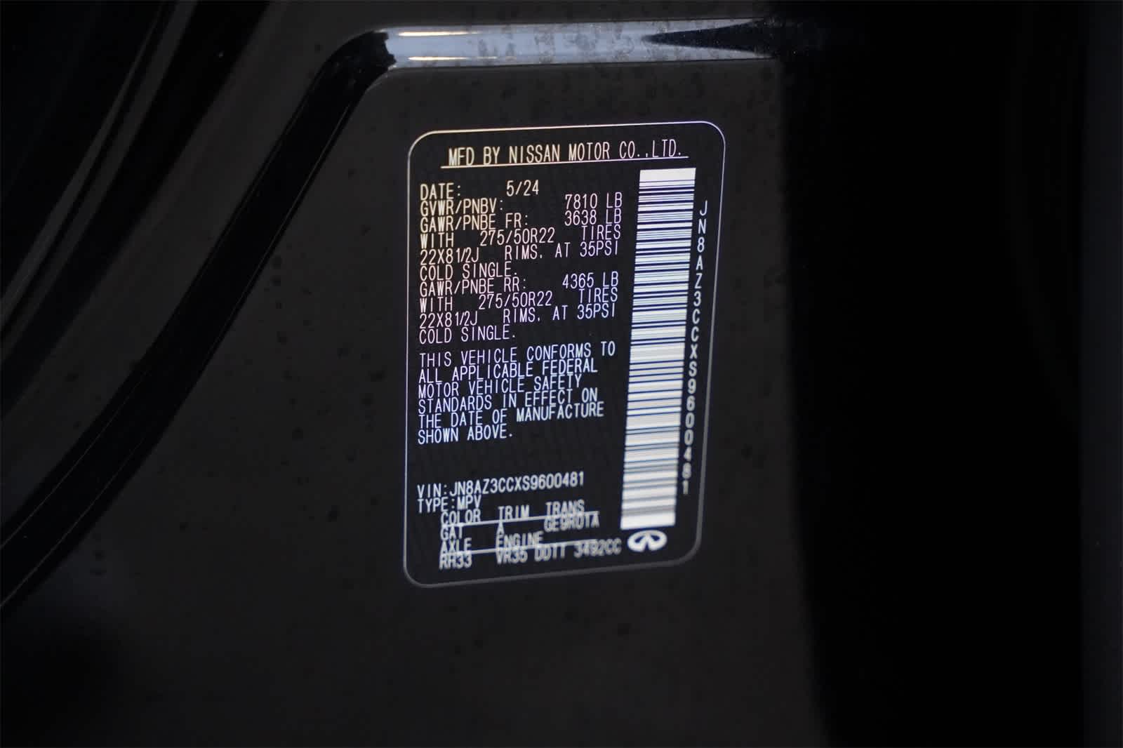 Thumbnail: 2025 INFINITI QX80 - 25