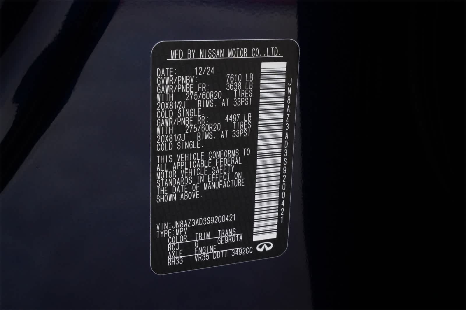 Thumbnail: 2025 INFINITI QX80 - 30