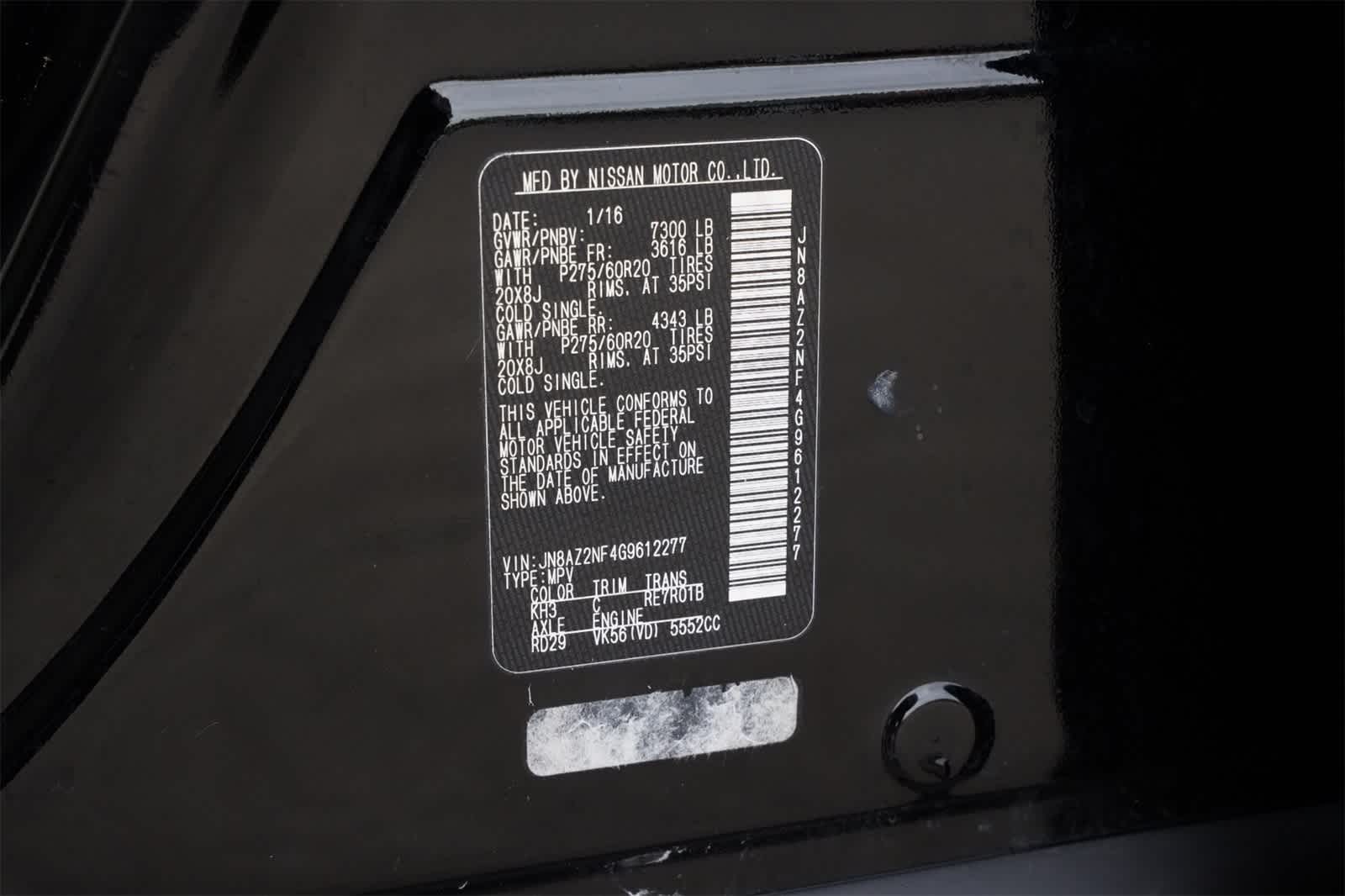 Thumbnail: 2016 INFINITI QX80 - 18