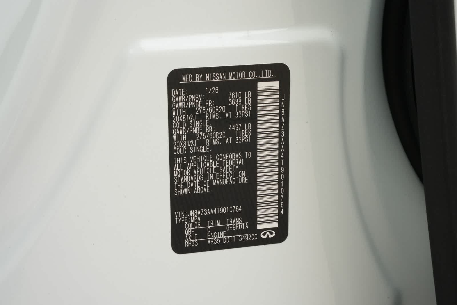 Thumbnail: 2026 INFINITI QX80 - 27