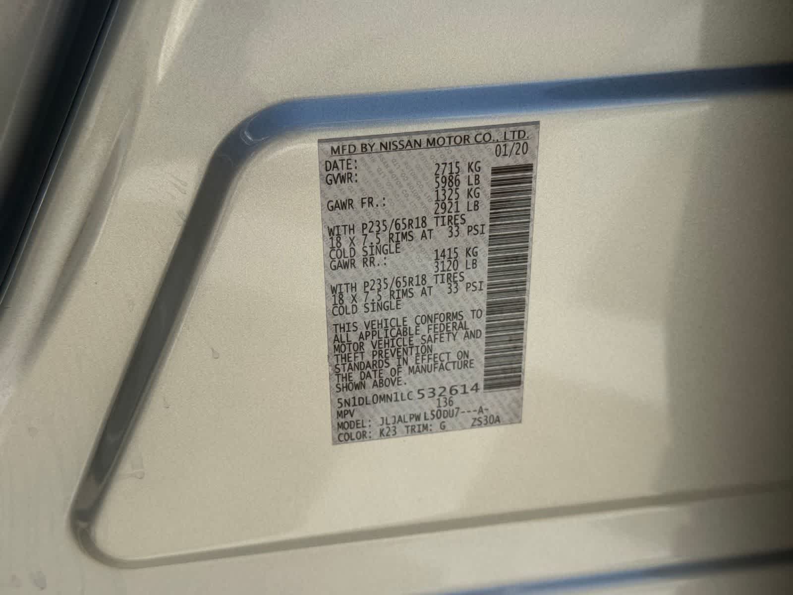 Thumbnail: 2020 INFINITI QX60 - 22