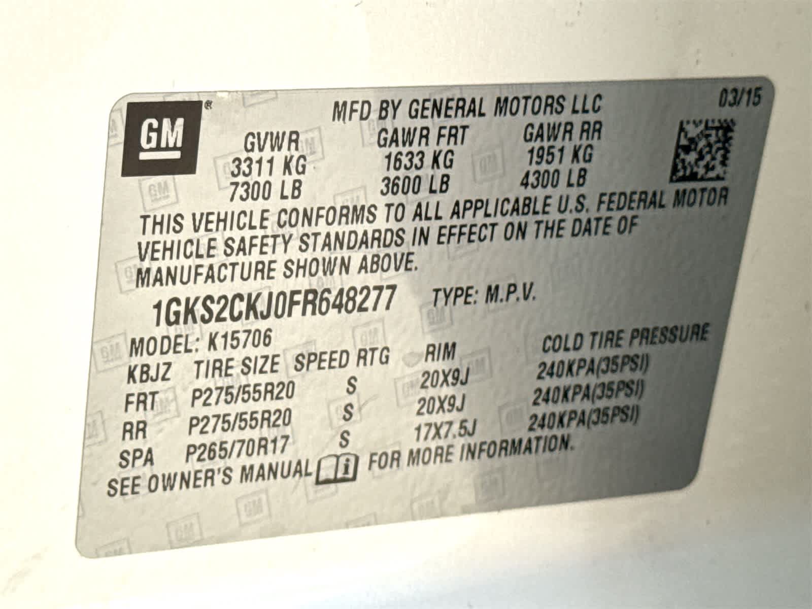 Thumbnail: 2015 GMC Yukon - 27