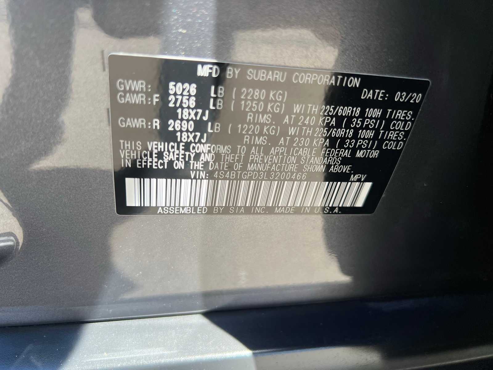 Thumbnail: 2020 Subaru Outback - 38