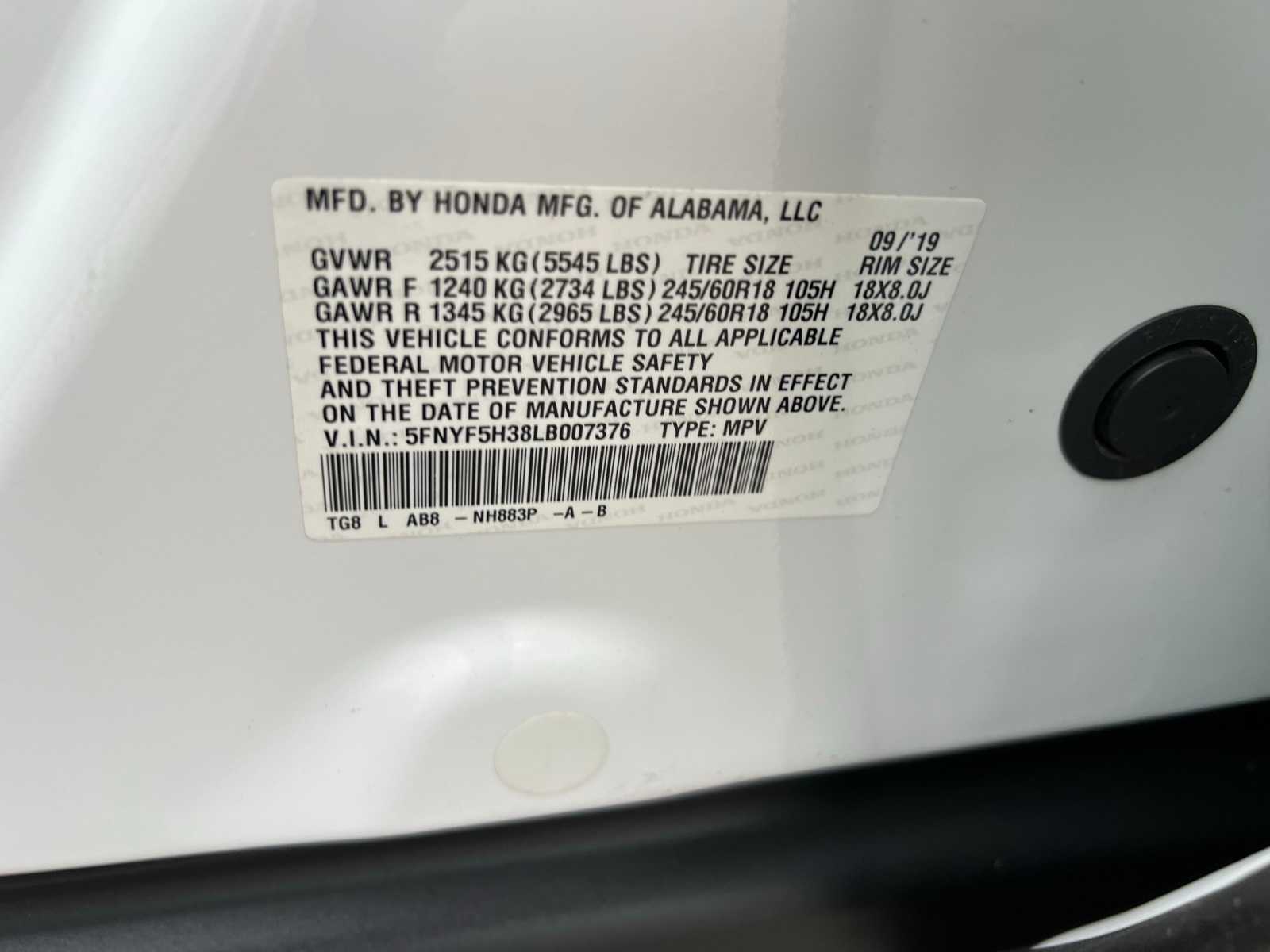 Thumbnail: 2020 Honda Pilot - 37