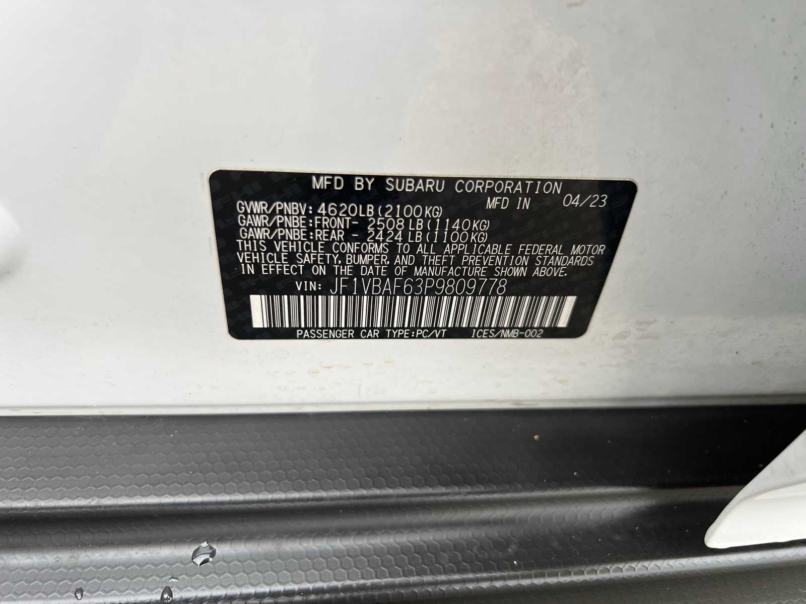 Thumbnail: 2023 Subaru WRX - 46