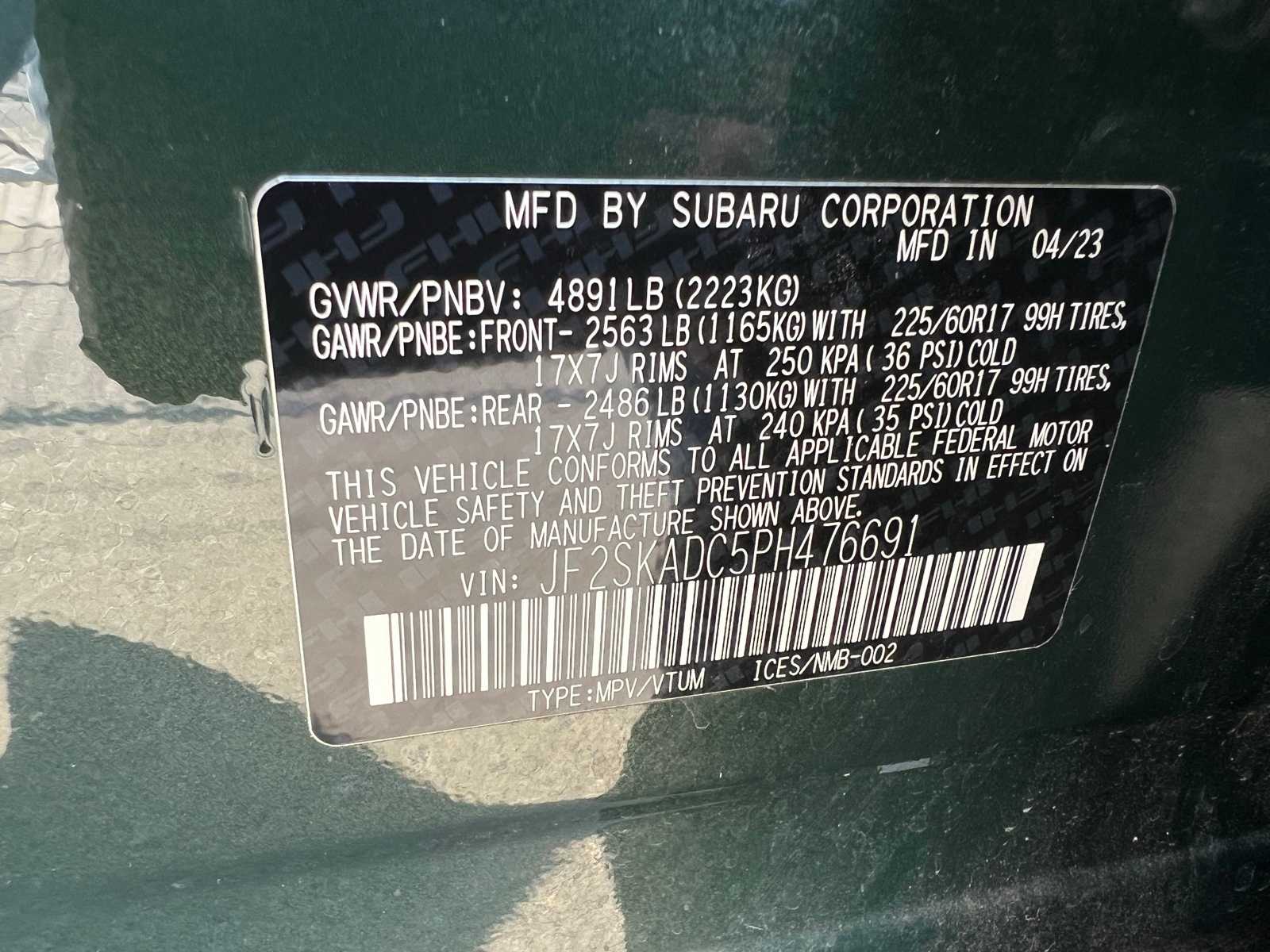 Thumbnail: 2023 Subaru Forester - 46