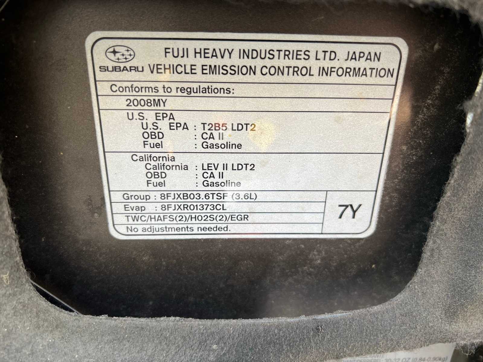 Thumbnail: 2008 Subaru Tribeca - 40