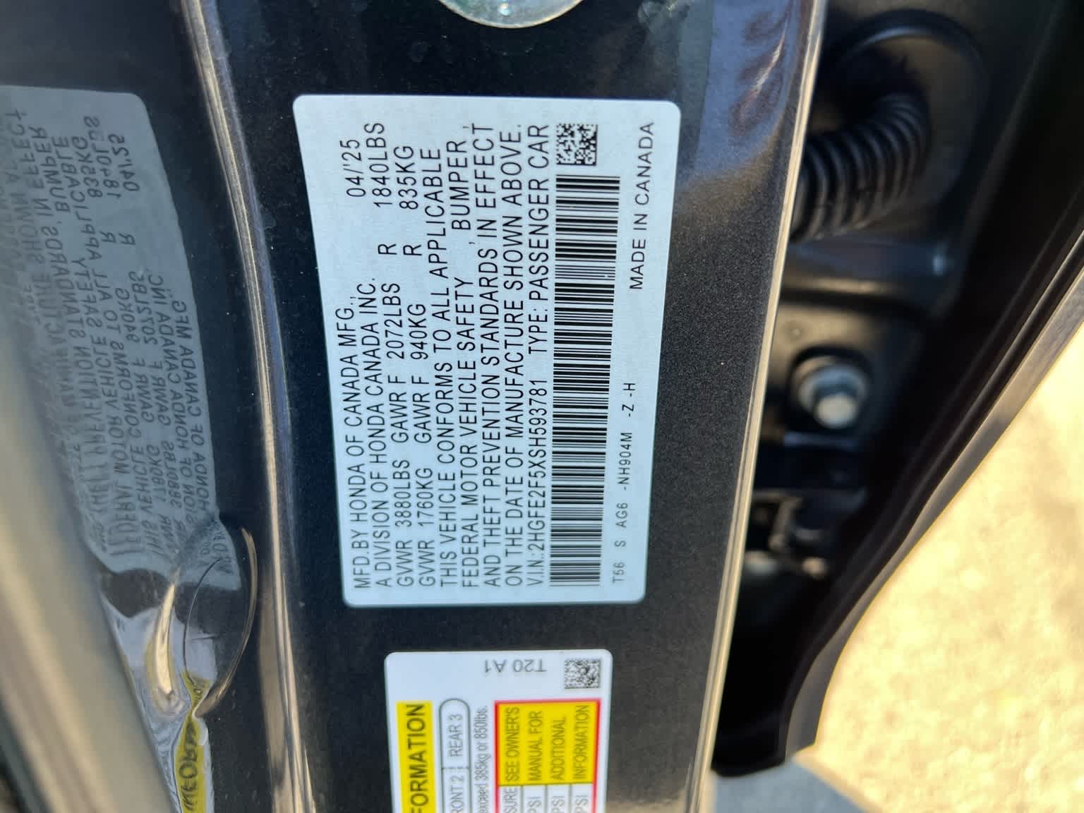 Thumbnail: 2025 Honda Civic - 46