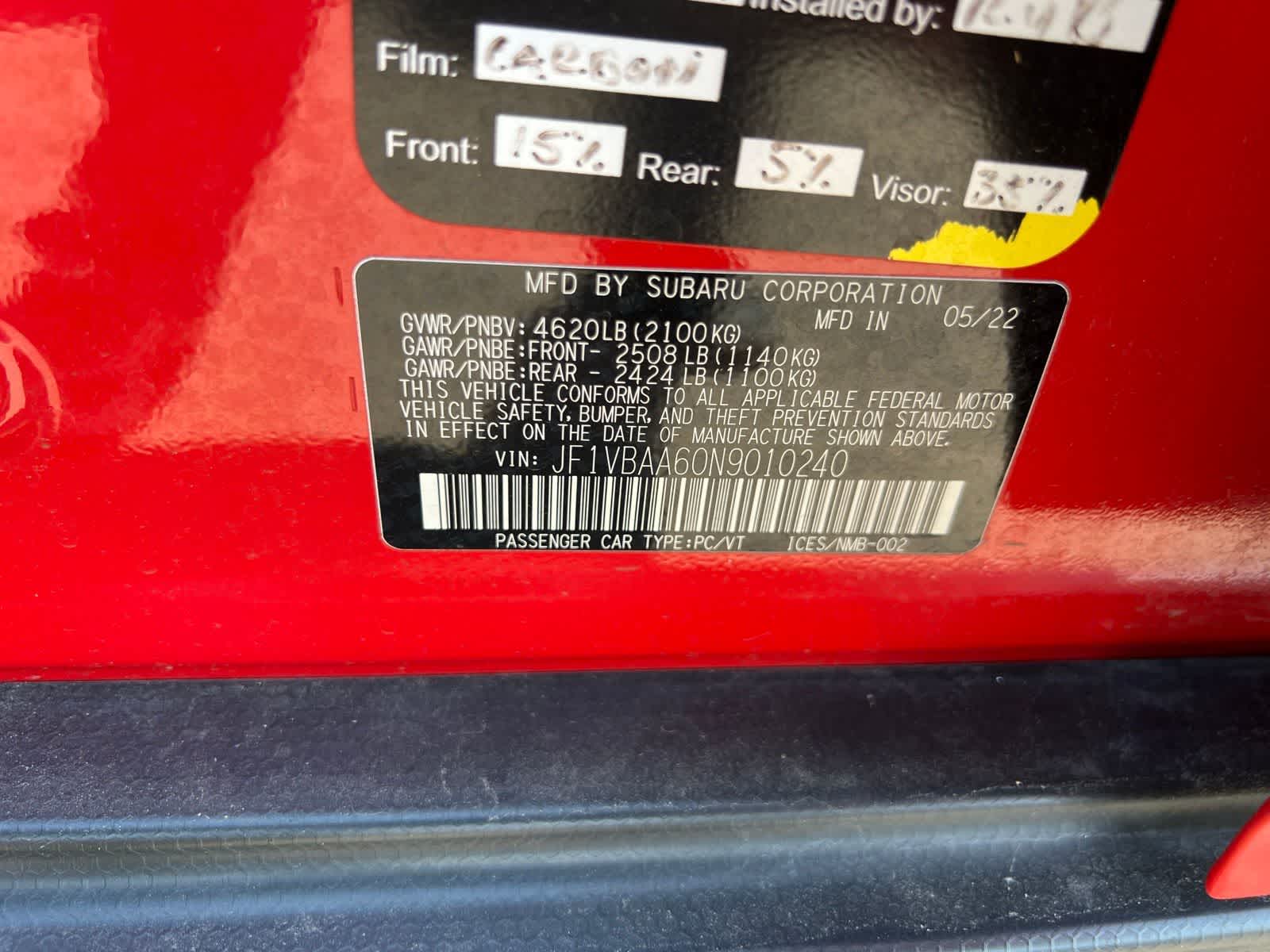 Thumbnail: 2022 Subaru WRX - 38