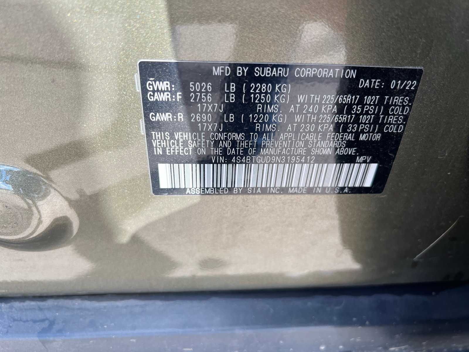 Thumbnail: 2022 Subaru Outback - 38