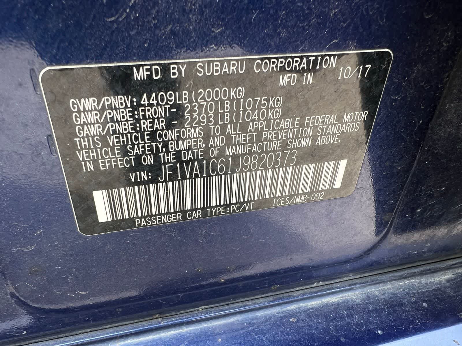 Thumbnail: 2018 Subaru WRX - 37