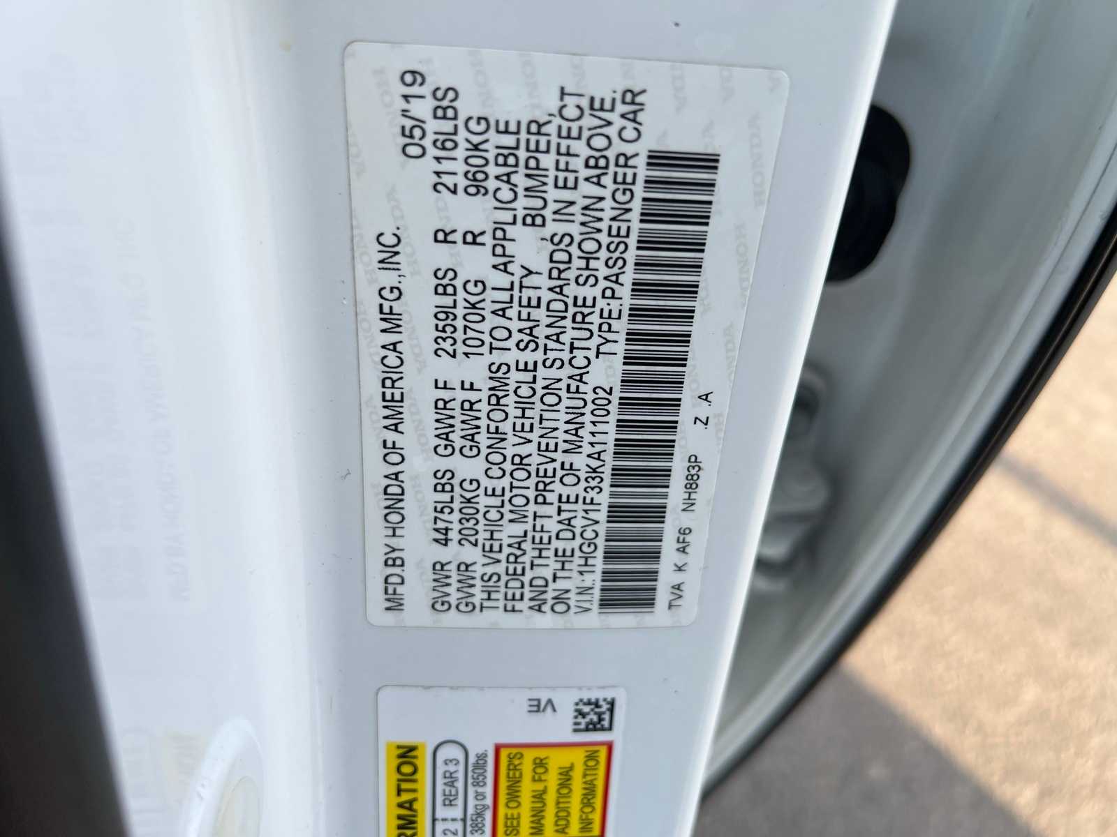 Thumbnail: 2019 Honda Accord - 46