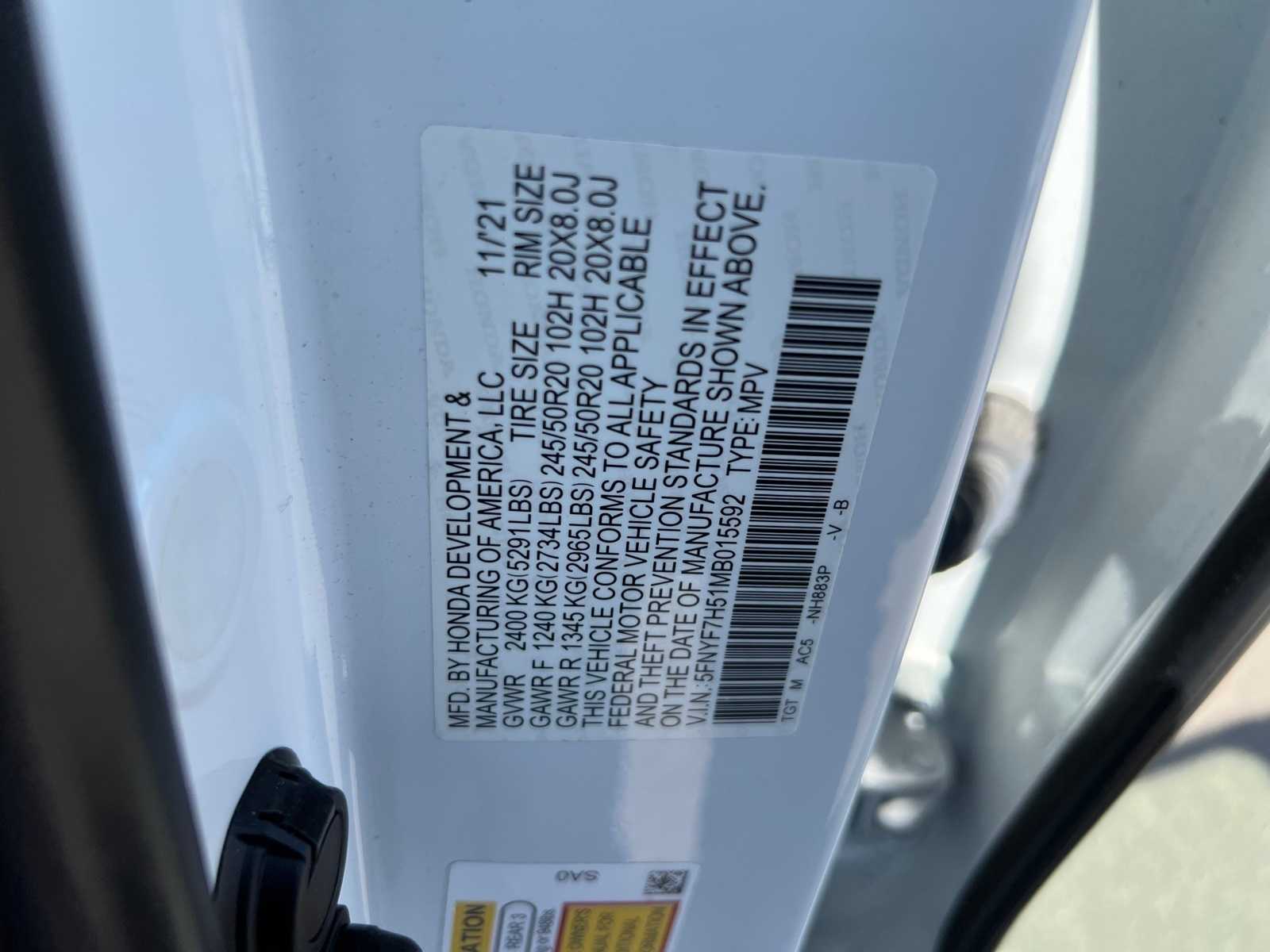 Thumbnail: 2021 Honda Passport - 37